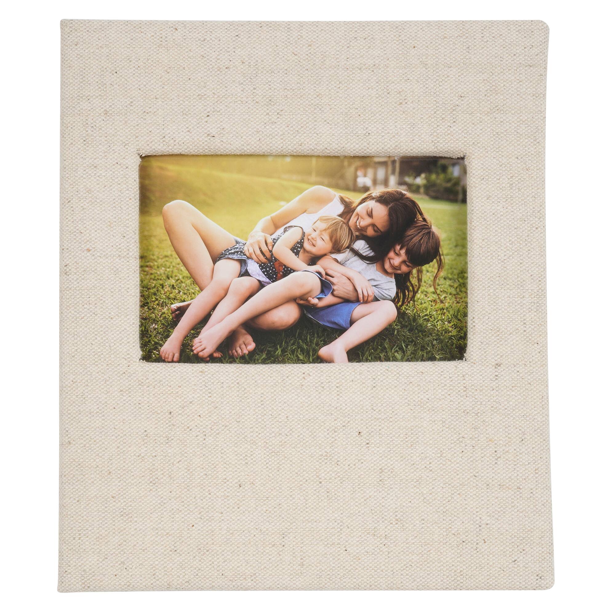 6 Pack: Oat 2-Up Photo Album by Recollections™, 8" x 9"